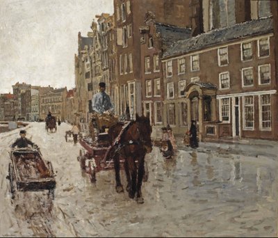 Rokin con la Nieuwezijdskapel, Amsterdam da George Hendrik Breitner